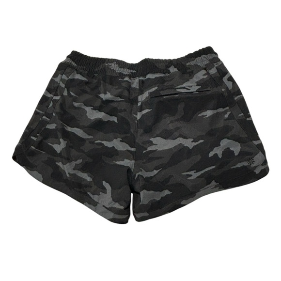 ATHLETA GIRL PLAY MORE 3" SHORTS black and gray camo size XXL 16 - Picture 5 of 13